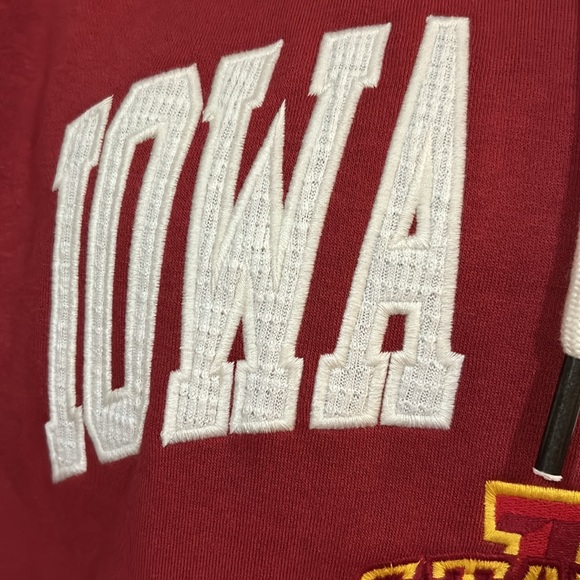 Iowa cyclones NCAA men’s large premium embroidered sweatshirt heavy new - Picture 4 of 10